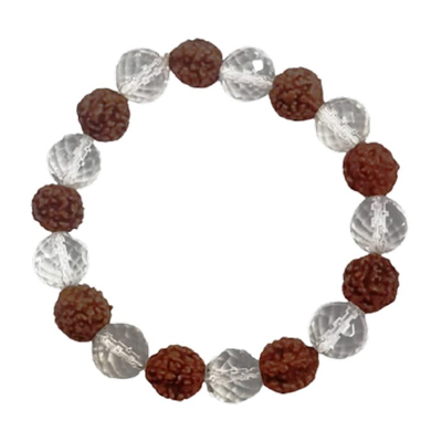 Natural Rudraksha and Spatik